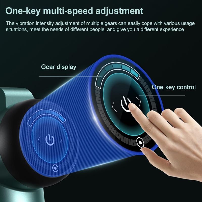 Flagship Model 6 Gears Fascia Massage Gun For Muscle Relaxation