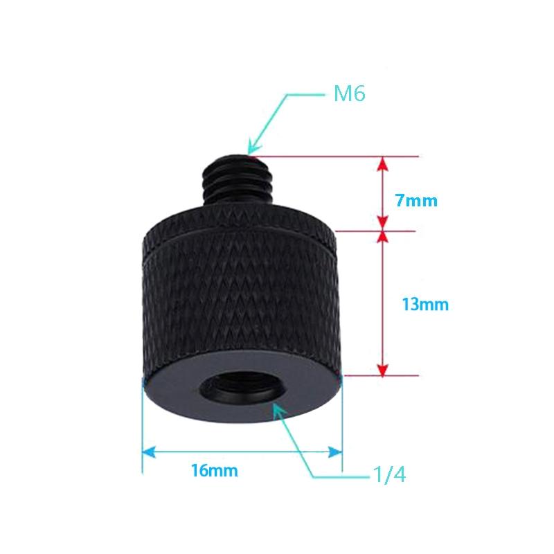 4-Piece A20 Screw Adapter 1 / 4 Female To M6 Male