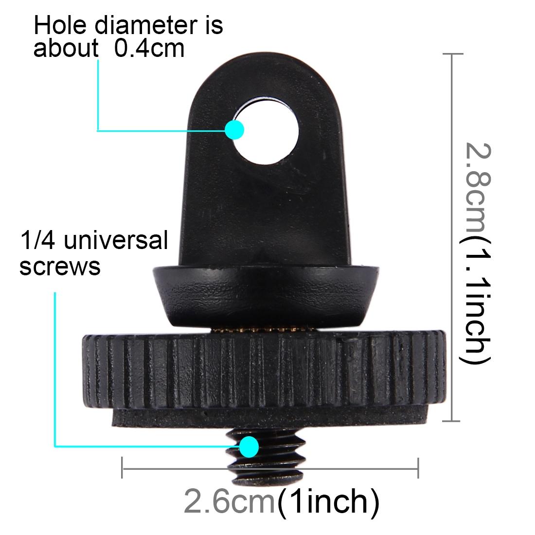 Universal 1 / 4 Tripod Mount for Gopro Hero 12
