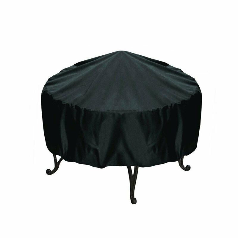 Rainproof Round Table Cover for Outdoor Garden Grill - 204x60cm