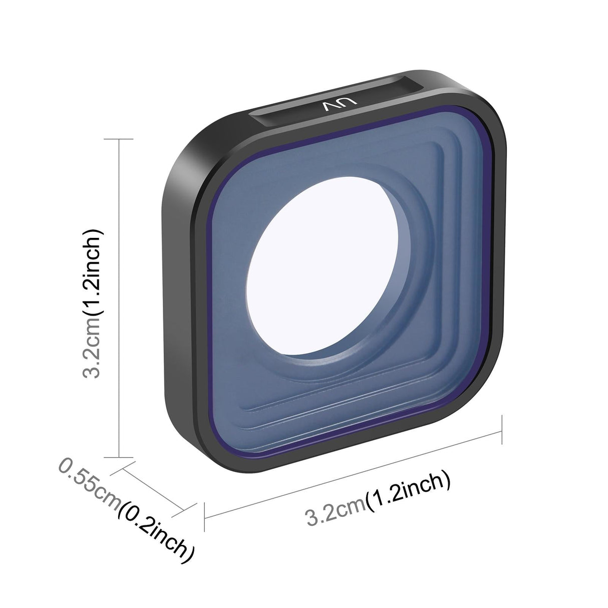 Gopro Action Camera Lens Filter - Compatible with Hero12 / 11 / 10 / 9