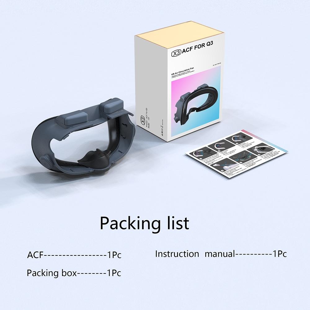 Soft Adjustable Vr Eye Mask Set for Meta Quest 3