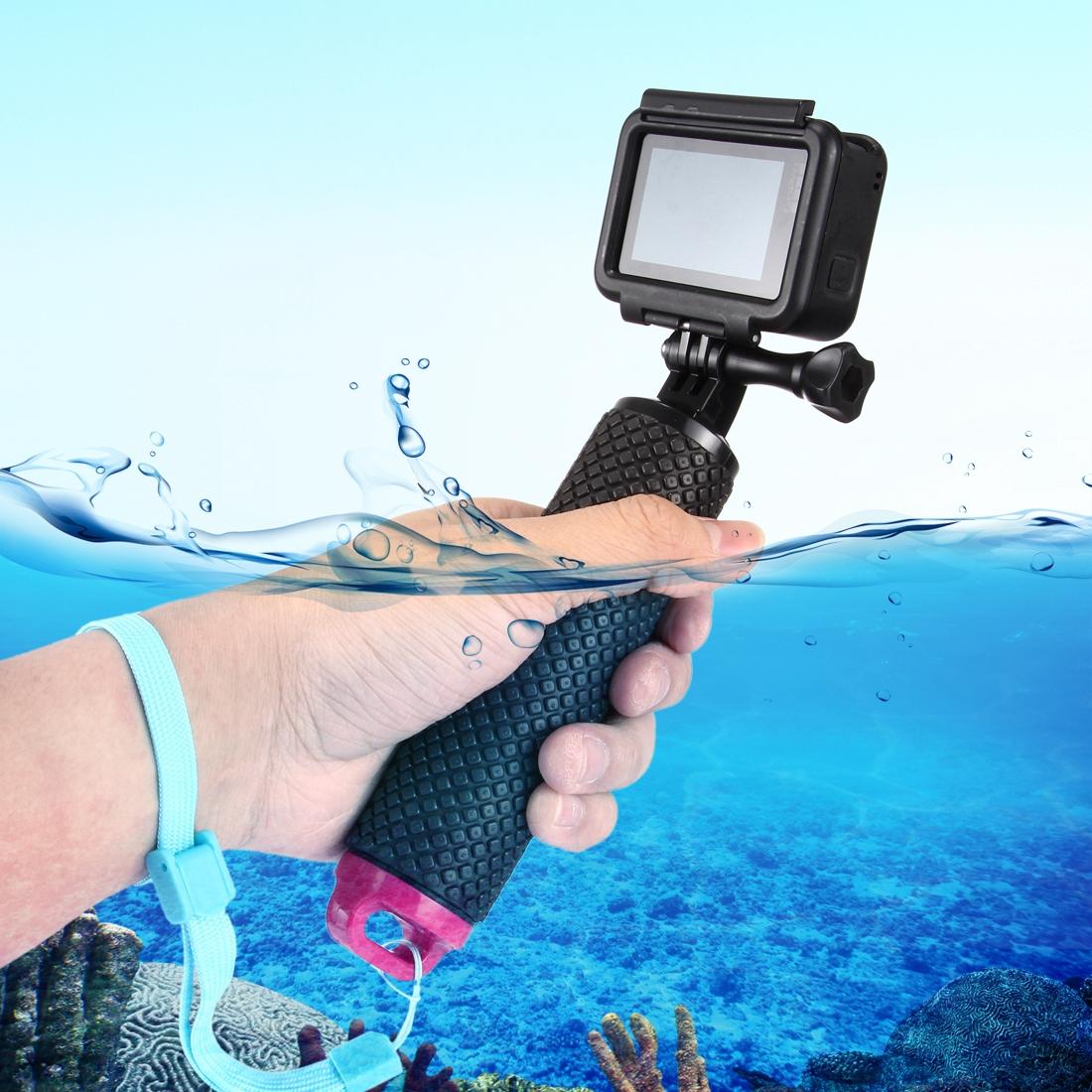 Adjustable Buoyancy Rods for Sport Cameras with Anti-lost Strap