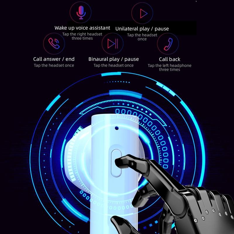 Wireless Bluetooth 5.0 Earphones with Charging Box - Air6 Pro Tws