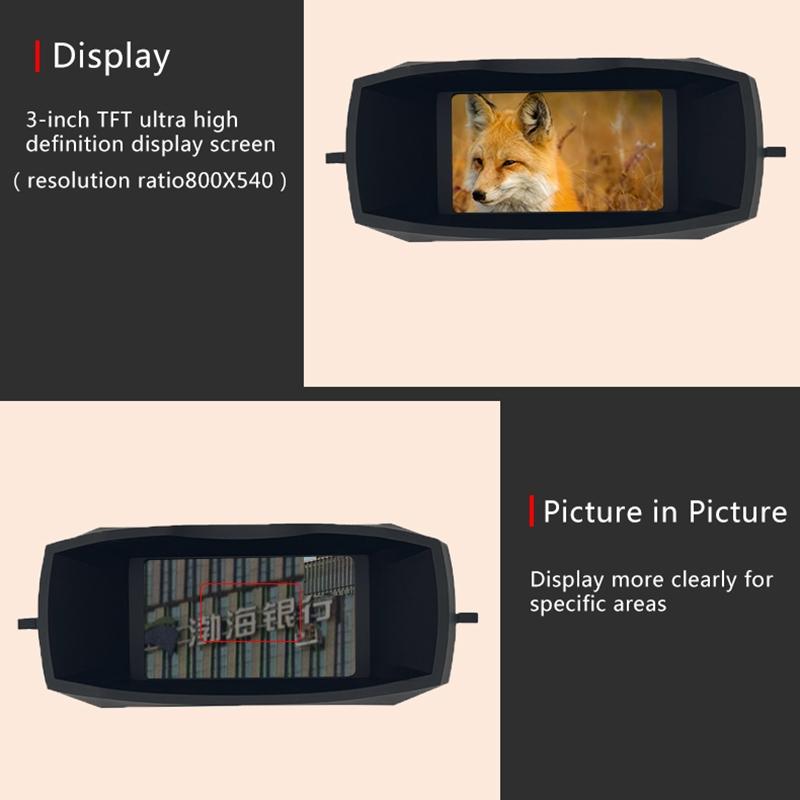 Full Colour 4k Hd Binocular Night Vision for Outdoor Hunting