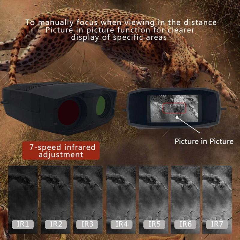 Full Colour 4k Hd Binocular Night Vision for Outdoor Hunting
