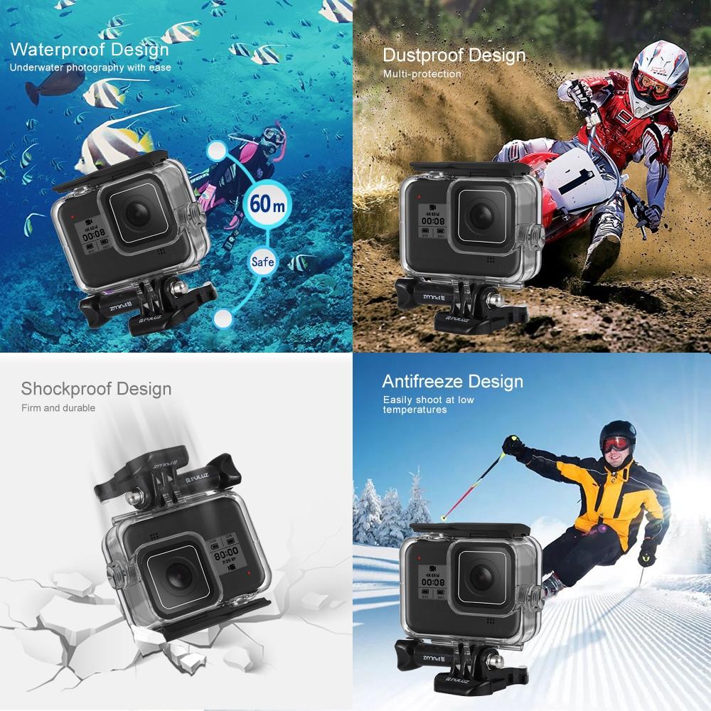 Waterproof Diving Case for Gopro Hero8 - 60m Depth