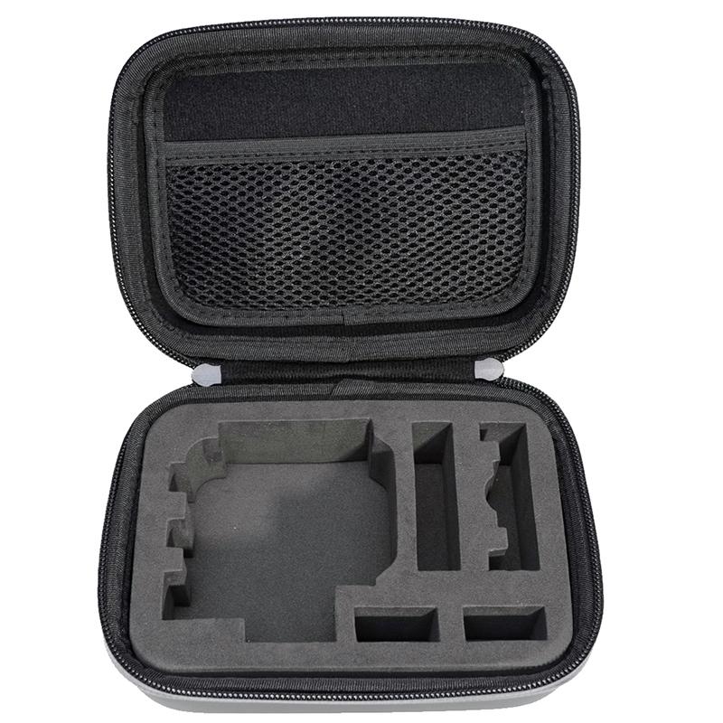 Portable Shockproof Waterproof Travel Case for Action Cameras - Fits Gopro Insta360 Dji - 16cm x 12cm x 7cm