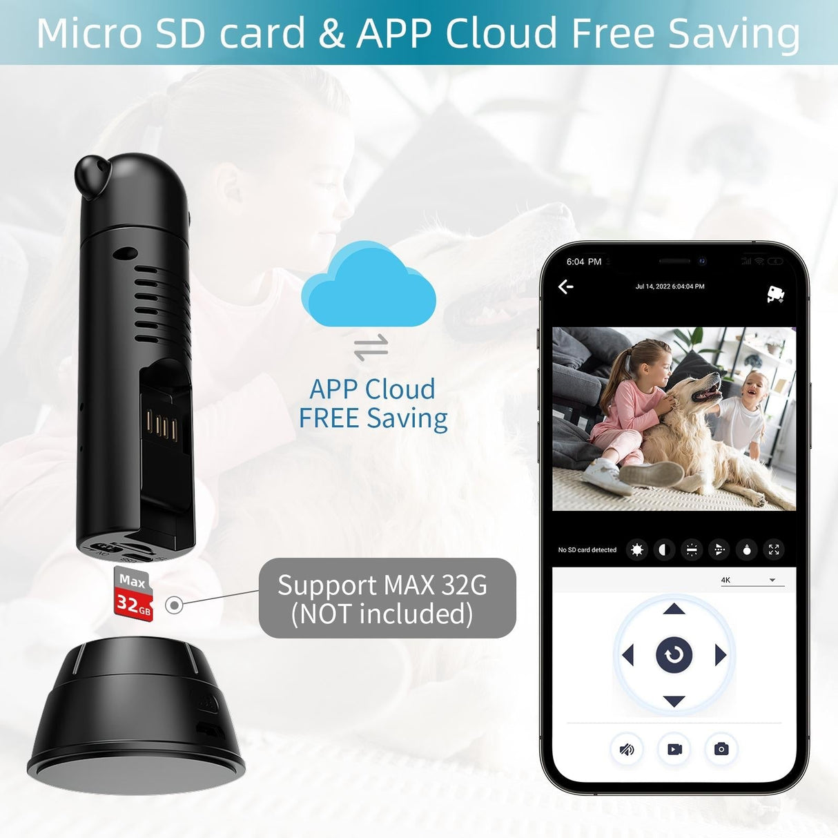 Mini Infrared Camera With Remote For Home Security