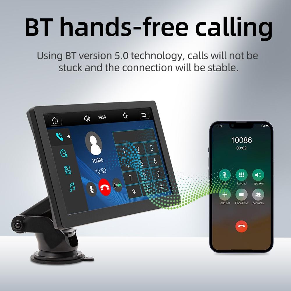 Universal Hd Mp5 Player With Reversing Monitor