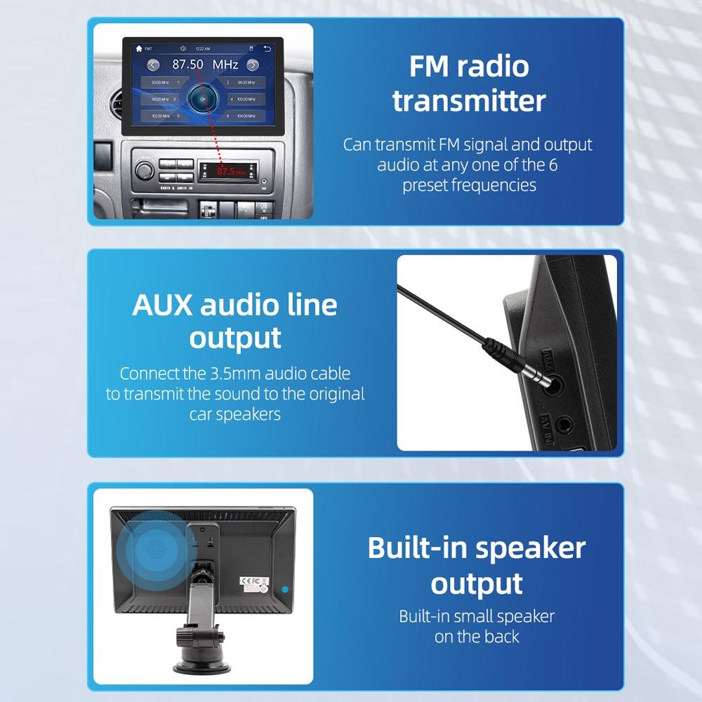 Universal Hd Mp5 Player With Reversing Monitor