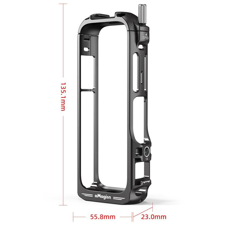 Amagisn Metal Protective Housing for Insta360 X4 - Quick Release