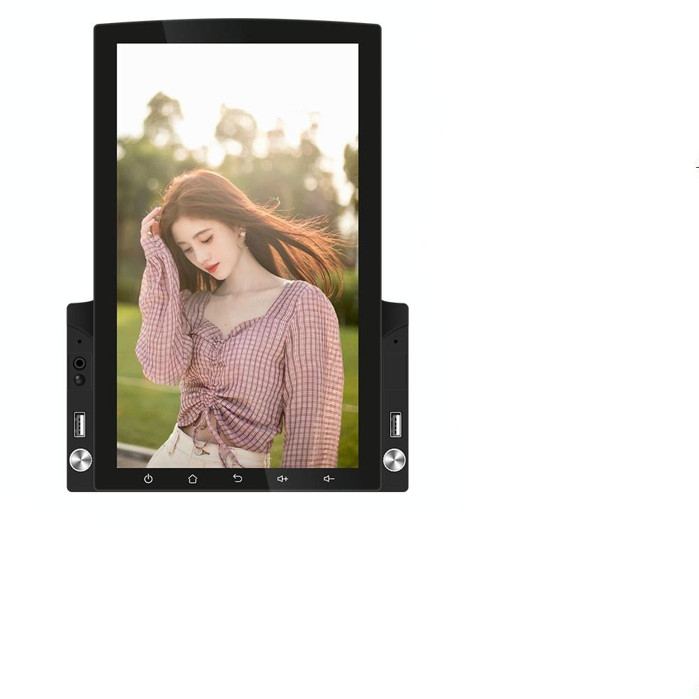 9.7 Inch Vertical Screen Android Car Mp5 Player With Hd 2.5D Glass Navigation And 12-Light Camera