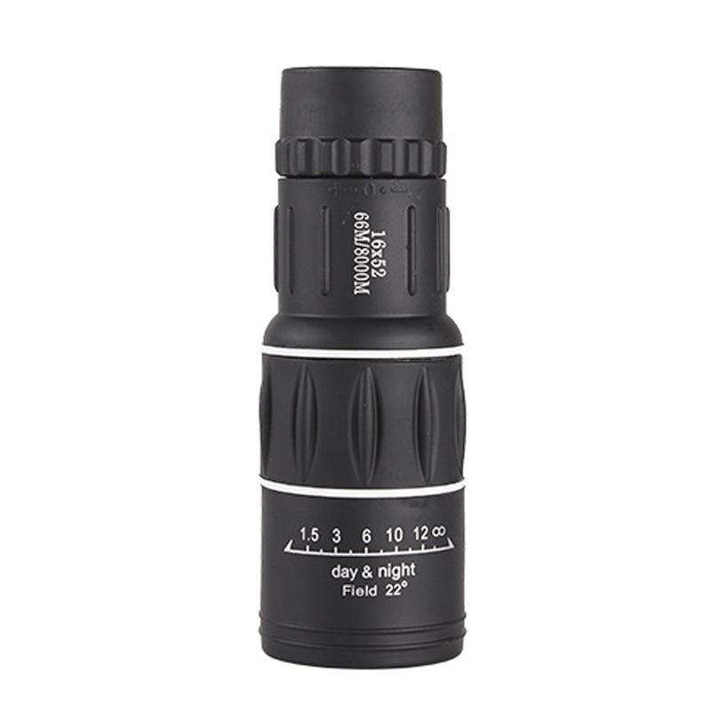 High Definition Monocular Telescope For Outdoor Bird Viewing - 16X52 Green Film - 16X52 With Clip+Tripod