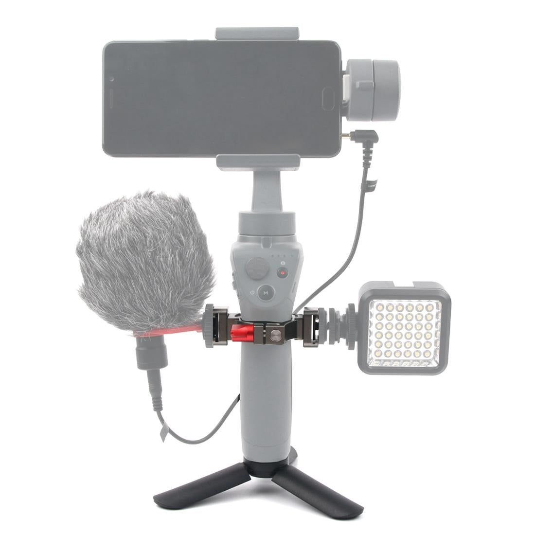 Compact Tripod Mount for Dji Mobile 2 with Flashlight Extension