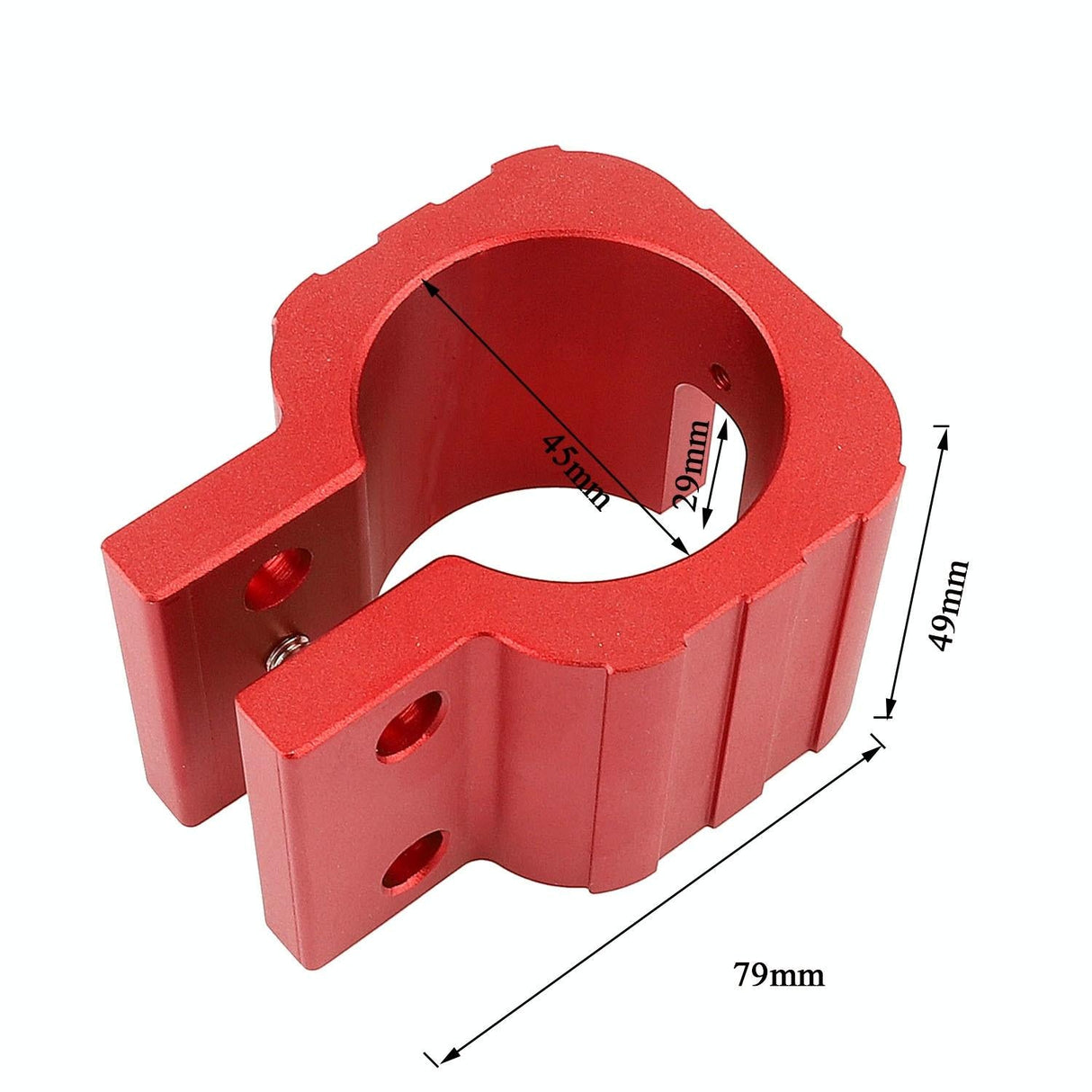 Foldable Clamp with Pad for Electric Scooter - Black