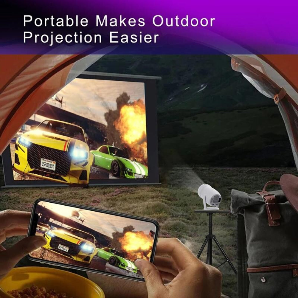 Intelligent Portable Projector With Android 12.0 For Family Use
