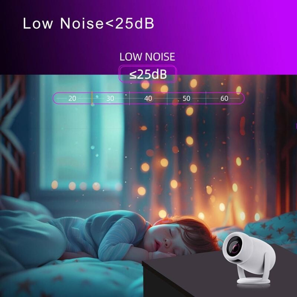 Intelligent Portable Projector With Android 12.0 For Family Use