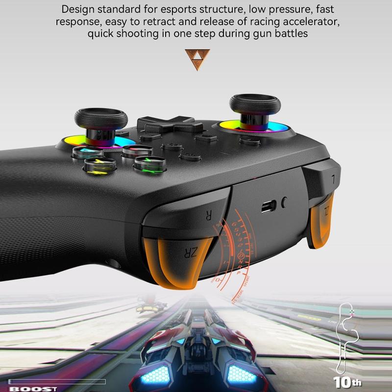 Wireless Gamepad for Nintendo Switch / Pro - Tooth Design - Tbd0603716904 White