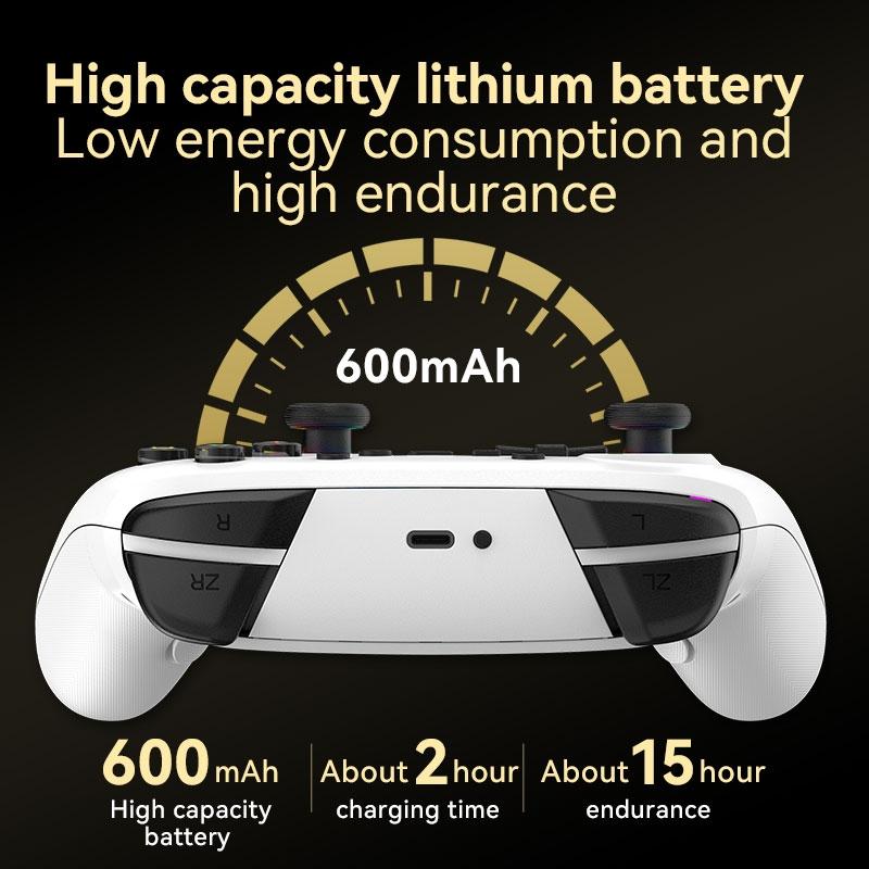 Wireless Gamepad for Nintendo Switch / Pro - Tooth Design - Tbd0603716904 White