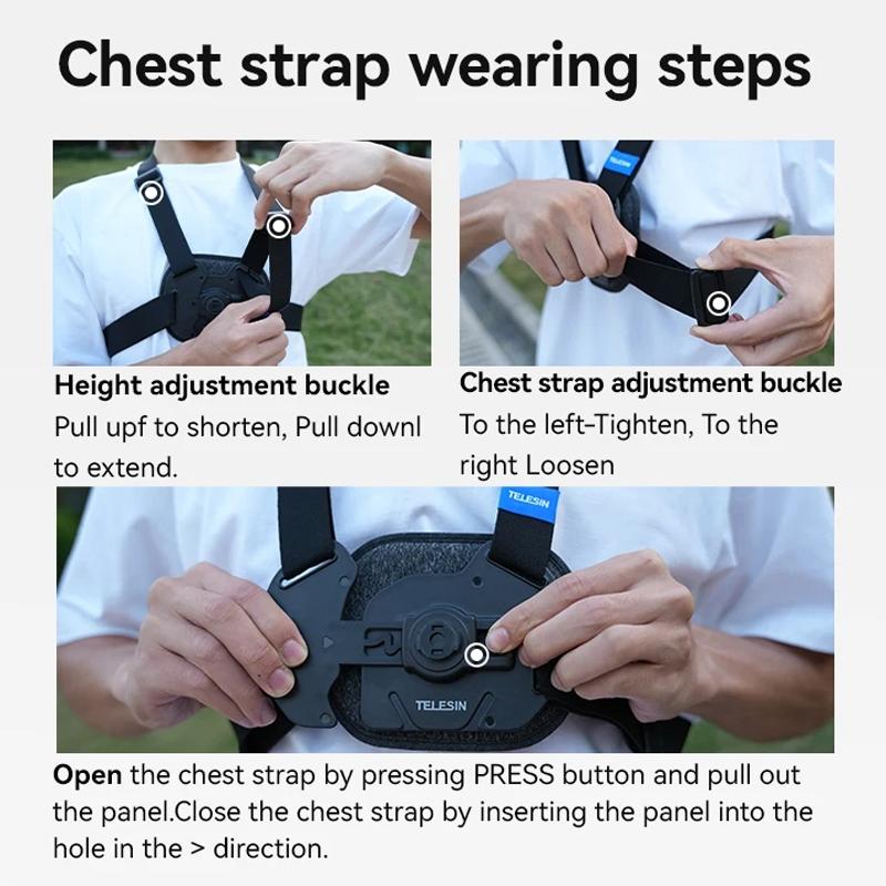 Sports Camera Quick Release Chest Strap - Accessory