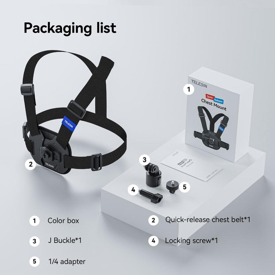 Sports Camera Quick Release Chest Strap - Accessory