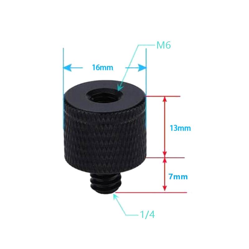 4-Piece A31 M6 To 1 / 4 Screw Adapter Set