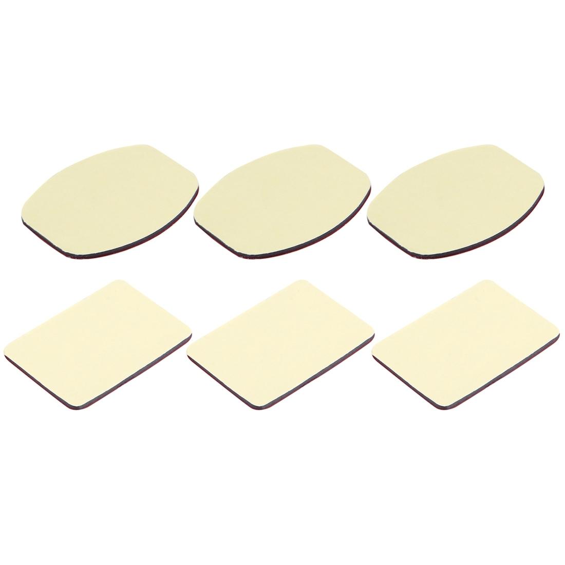 Set of 3 Flat and 3 Curved Adhesive Pads for Gopro Hero12