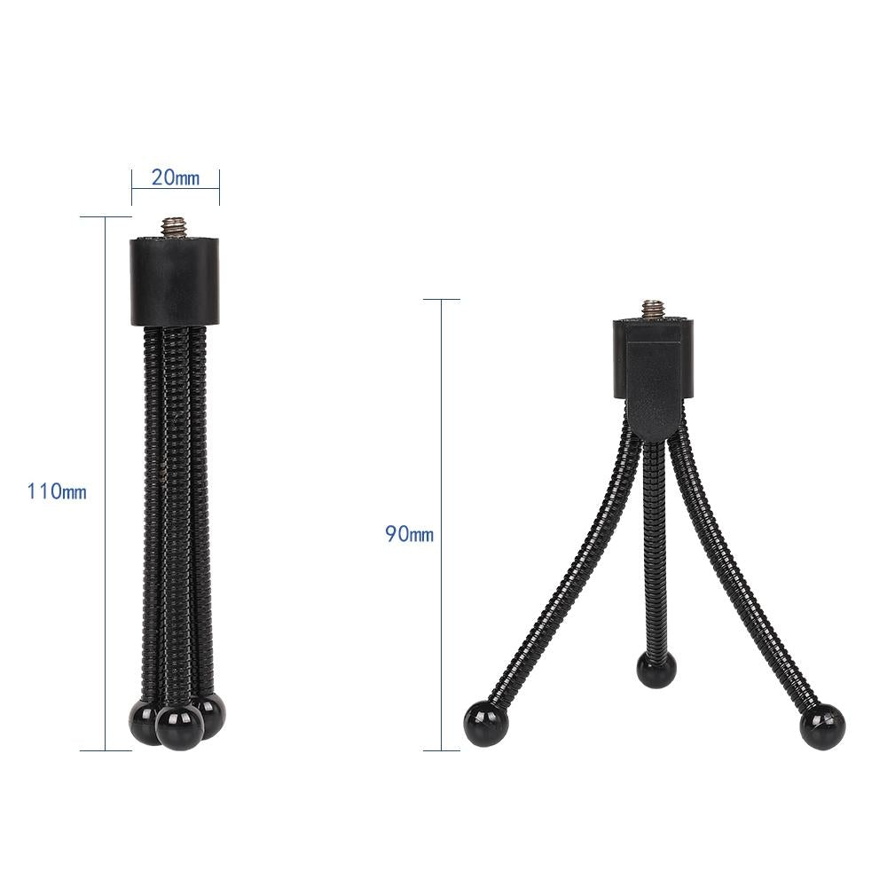 Metal Desktop Tripod Mount - Max Load 0.6kg - Unc1 / 4 Screw Interface