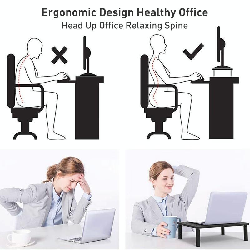 Lenovo Thinkpad Laptop Stand with Phone Holder - Elevated Monitor Stand