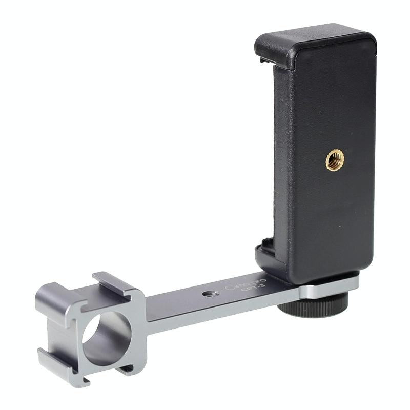 Three-Headed Hot Boot Adapter For Gimbal With Led Mic Mount