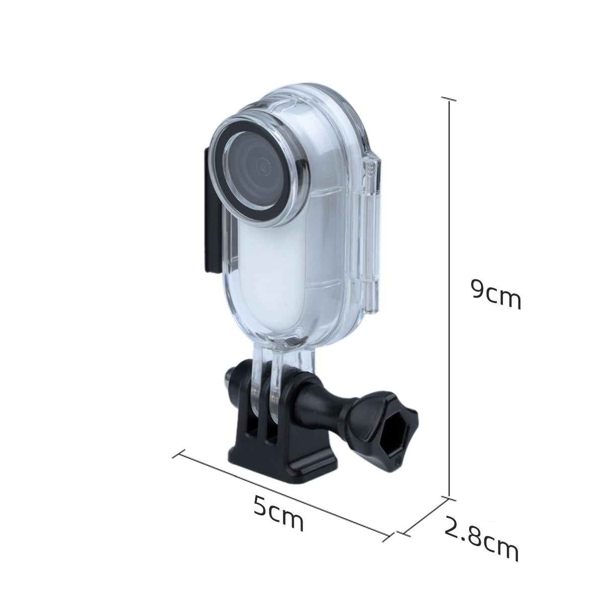 Waterproof Housing for Insta360 Go 2 with Base Adapter - 30m Depth