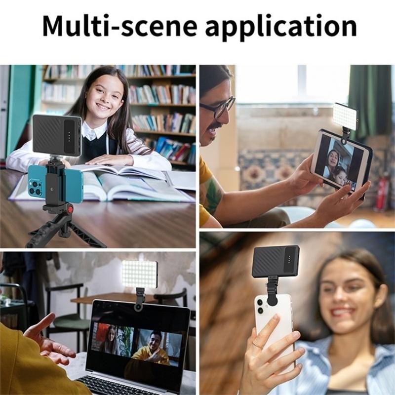 Portable Clip-on Fill Light for Mobile Devices - Three Light Modes