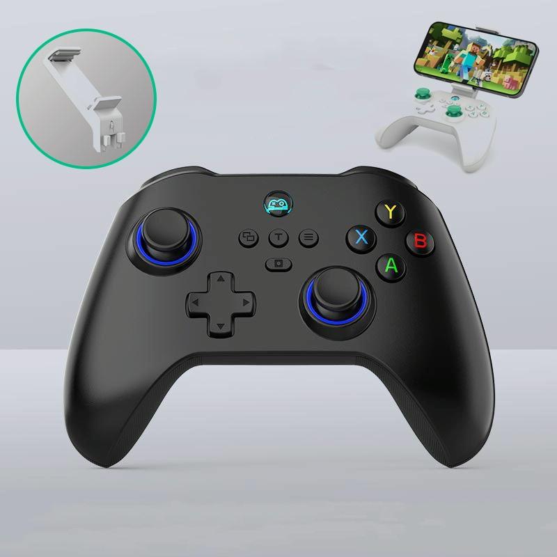Wireless Bluetooth Game Controller For Switch Ios Android Pc Ps3 Ps4 - Black - Black+Bracket