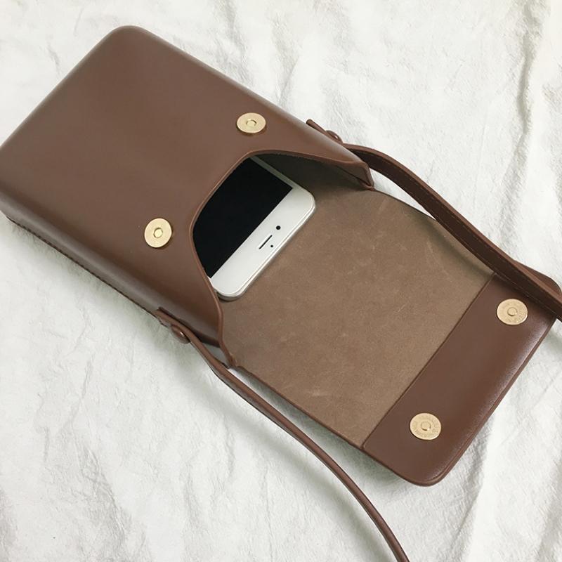 Versatile Creamy White Crossbody Phone Bag