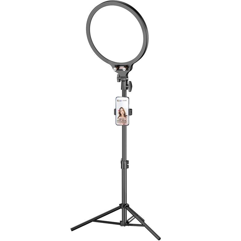 Full-screen Selfie Ring Light Tripod Set for Live Stream - 210cm Height - 55Cm Overhead Shot