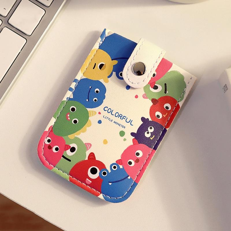 Large Capacity Pull Out Card Holder Pink - Puppy