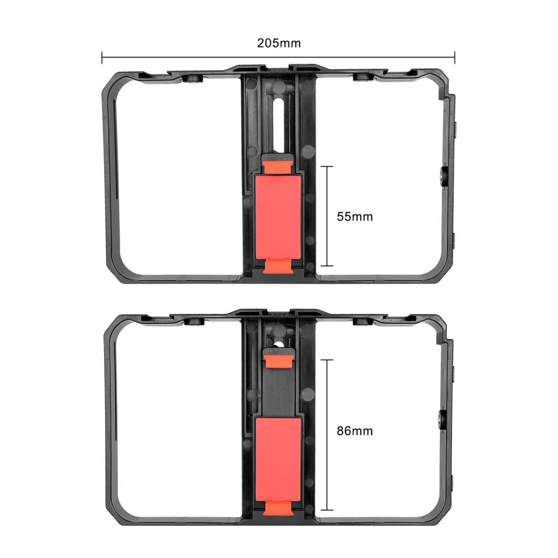 Vlogging Live Broadcast Led Selfie Light Video Rig With Smartphone Handle And Tripod