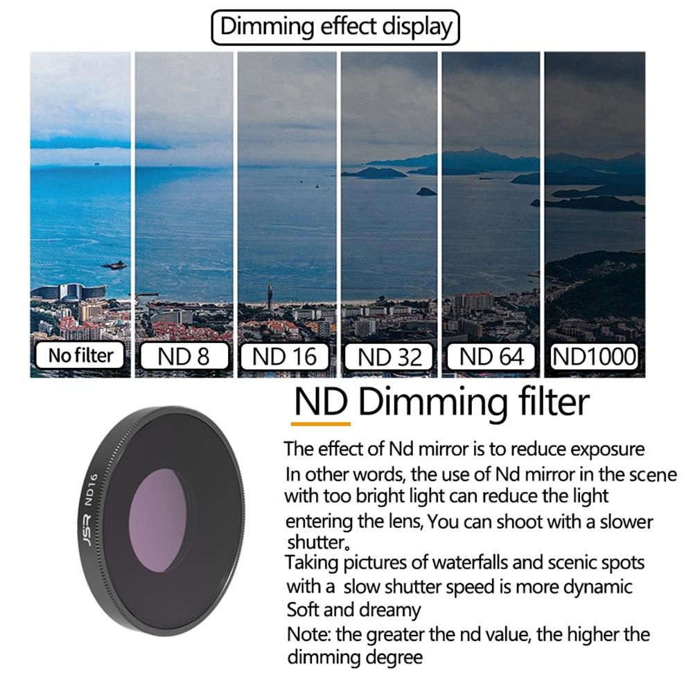 Nd8 and Nd16 Cpl Lens Filter for Dji Action 3