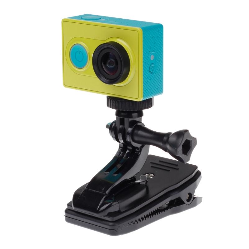 360 Degree Hat Clip Mount for Xiaomi Yi Sport Camera - Fast & Easy