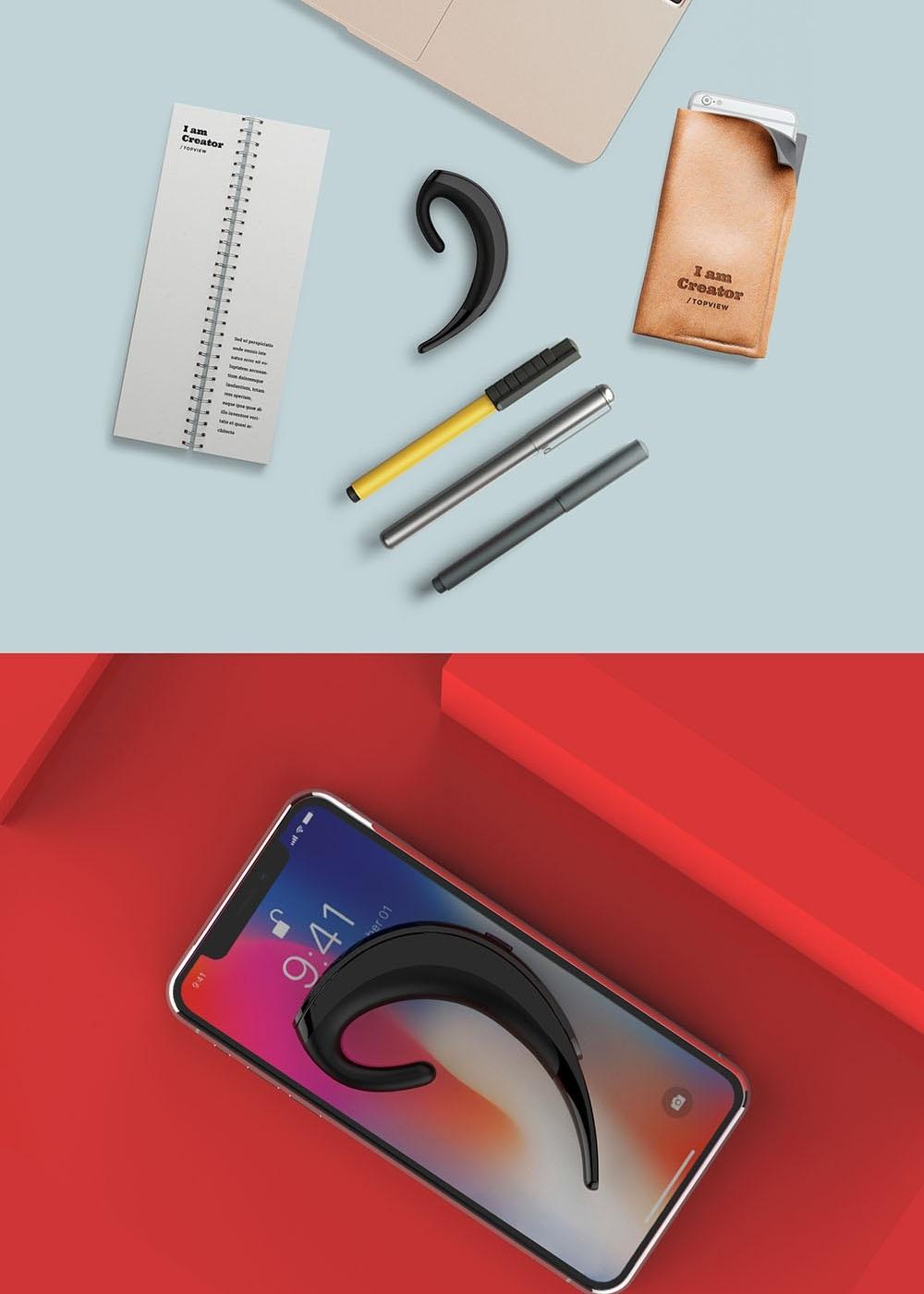 Wireless Bluetooth Earphone - Business Style Ear-hanging