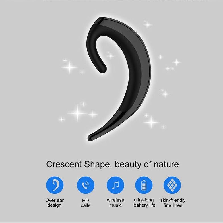 Wireless Bluetooth Earphone - Business Style Ear-hanging