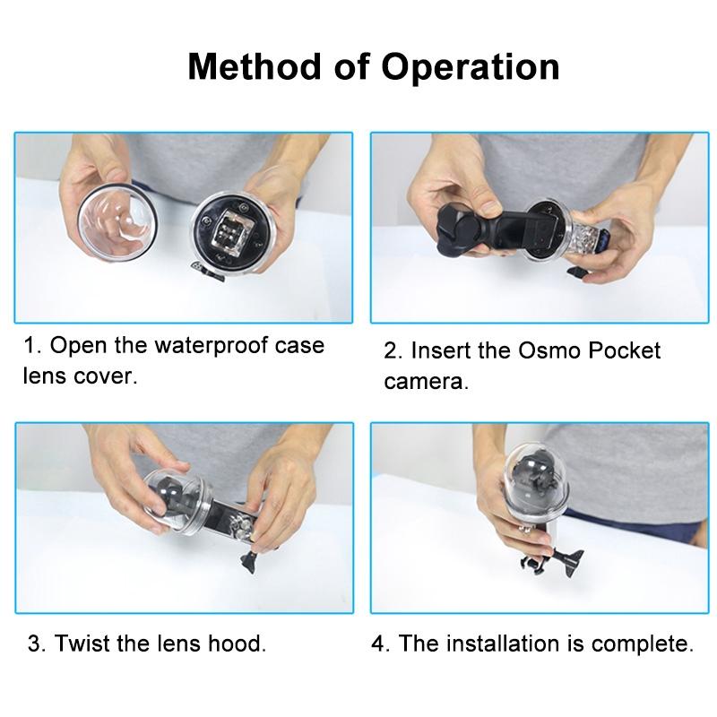 Waterproof Diving Case for Dji Pocket - 60m Depth