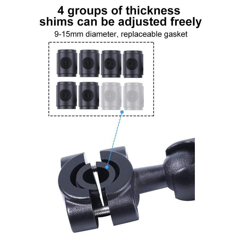 Universal Car Seat Mount for Action Cameras - 25mm Ballhead with Tripod Adapter
