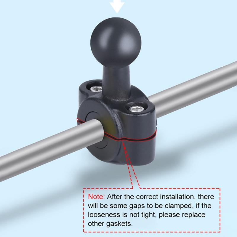 Universal Car Seat Mount for Action Cameras - 25mm Ballhead with Tripod Adapter