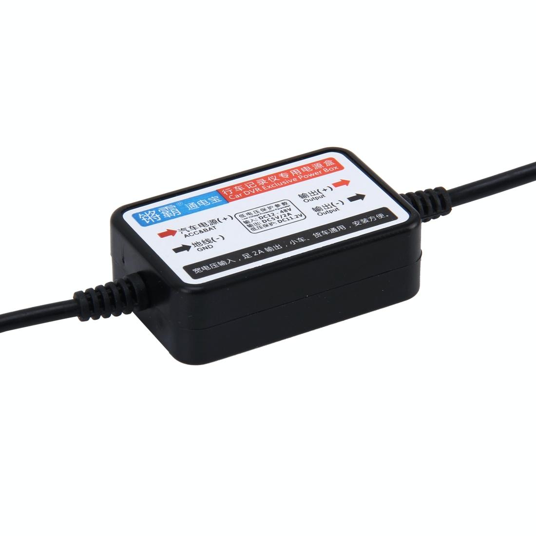 Universal Car Dvr Power Supply Box - 8v to 48v Input 5v 2a Output
