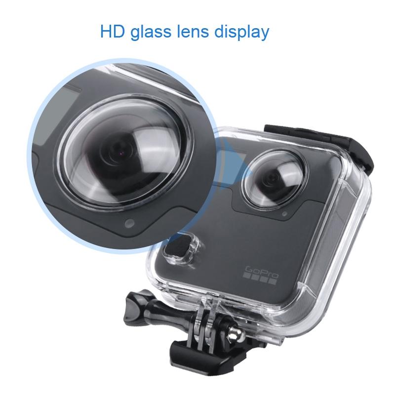 Waterproof Housing for Gopro Fusion with Mount and Wrench