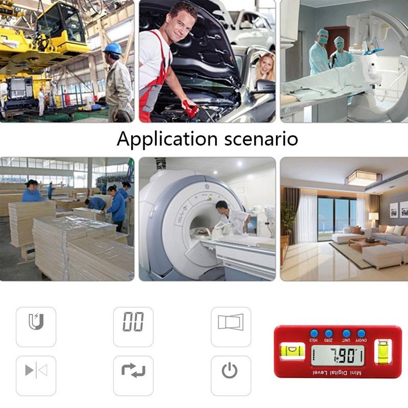 Mini Digital Magnetic Spirit Level - 100mm