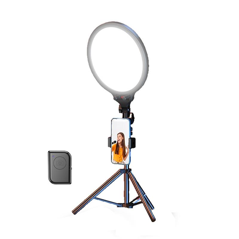 Full-screen Selfie Ring Light Tripod Set for Live Stream - 210cm Height - 210Cm Overhead Shot