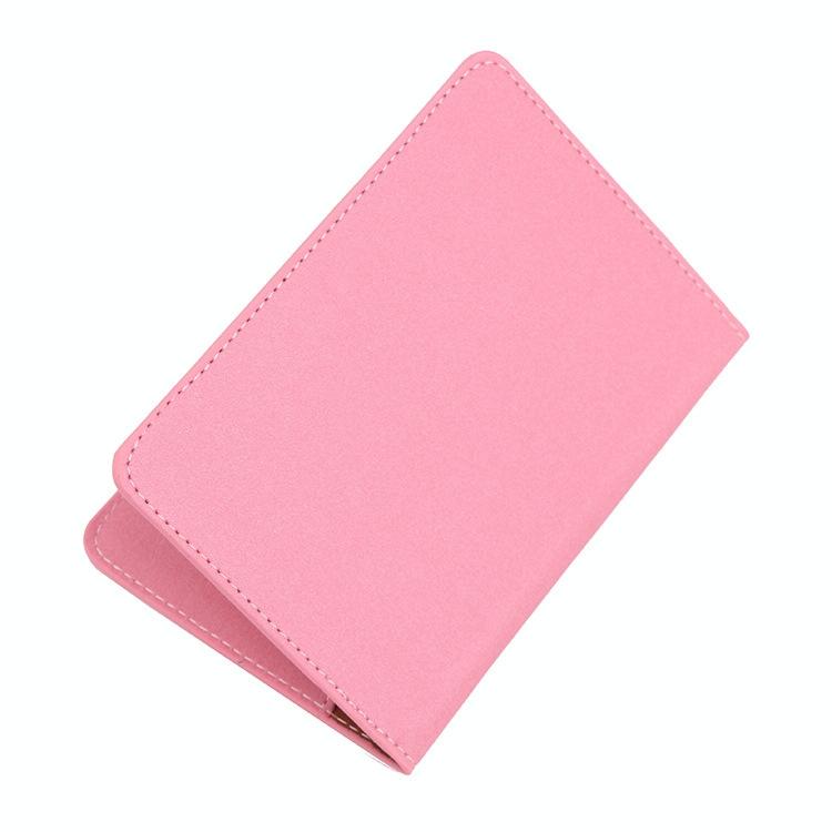 Frosted Pu Multi Card Passport Holder Big Red